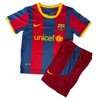 Camiseta y short barcelona 2010 Lio Messi