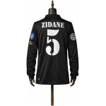 Camiseta Real Madrid 2002 Zidane manga larga negra - Imagen 2