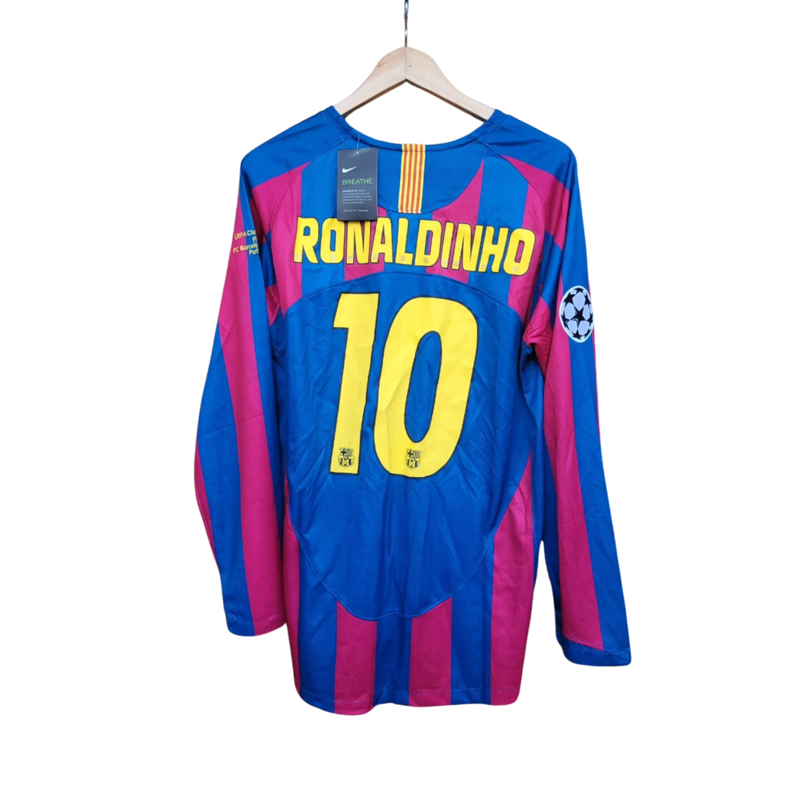 Camiseta Barcelona 2006, Ronaldiño Gaucho versus Arsenal - Imagen 2