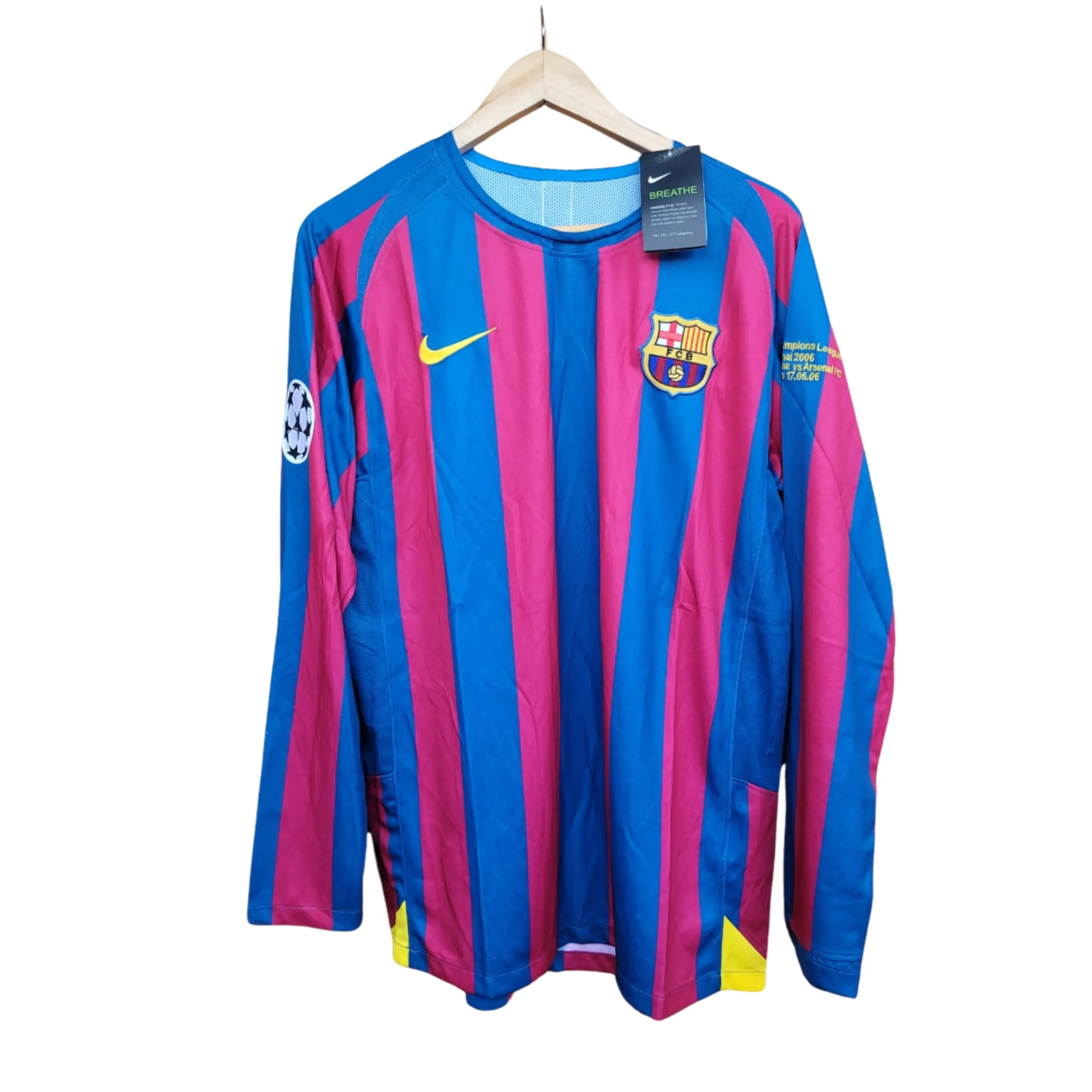 Camiseta Barcelona 2006, Ronaldiño Gaucho versus Arsenal