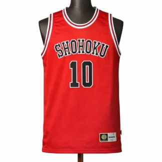 Camiseta Basquetbol Shohoku Roja anime