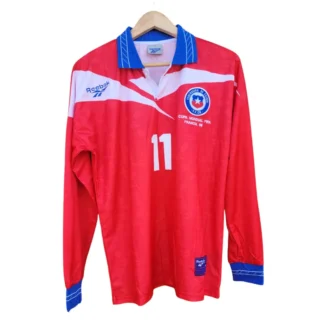 Camiseta seleccion chilena roja manga larga Marcelo Salas 1998