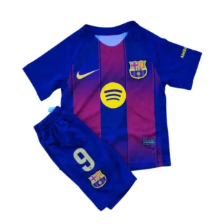 Camiseta kit niño Barcelona 2025 Lewandowski
