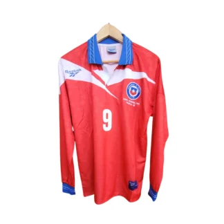 Camiseta seleccion chilena 1998 Iván Zamorano, manga larga